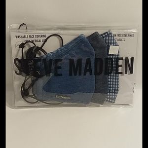 STEVE MADDEN 3 PIECE PACK REUSABLE FACE COVERINGS